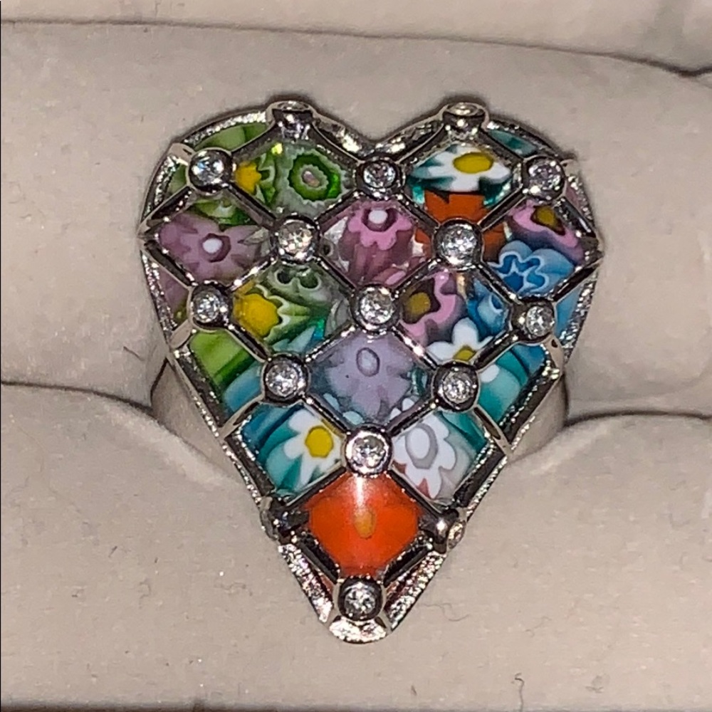 Alan K Murano Glass Ring